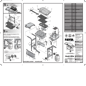 Manual Fiesta EL30052 Cook-Rite Barbecue