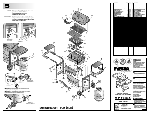 Manual Fiesta XT34555 Optima Barbecue