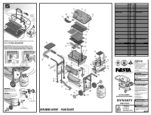 Manual Fiesta XT40058 Dynasty Barbecue