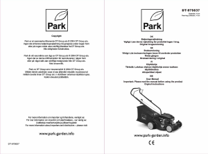 Manual Park DT-979837 Lawn Mower