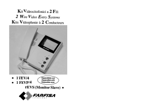 Manual Farfisa 1 FEVP/4 Intercom System