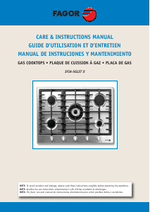 Mode d’emploi Fagor 3FIA-5GLST X Table de cuisson