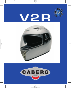 Handleiding Caberg V2R Motorhelm