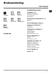 Brugsanvisning Hotpoint ECO8D 169 Vaskemaskine