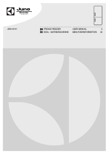 Bedienungsanleitung Juno-Electrolux JDN44141-R Kühl-gefrierkombination