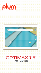 Handleiding Plum Optimax 13 Tablet