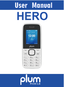 Handleiding Plum B103 Hero Mobiele telefoon