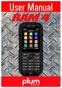 Handleiding Plum E400 Ram 4 Mobiele telefoon