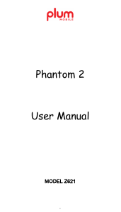 Handleiding Plum Z621 Phantom 2 Mobiele telefoon