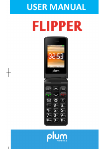 Handleiding Plum D105 Flipper Mobiele telefoon
