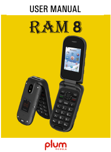 Handleiding Plum E800 Ram 8 Mobiele telefoon