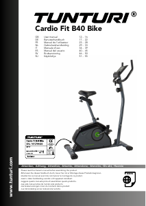 Manual Tunturi Cardio Fit B40 Exercise Bike