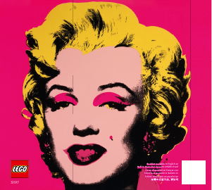 Manual Lego set 31197 Art Andy Warhol's Marilyn Monroe