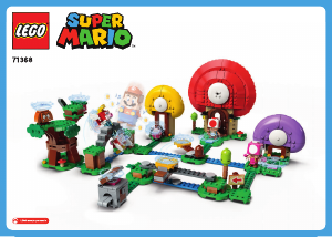 Manual Lego set 71368 Super Mario Toads treasure hunt expansion set
