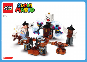 Bruksanvisning Lego set 71377 Super Mario King Boo och den hemsökta gården – Expansionsset