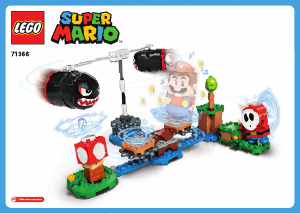Brugsanvisning Lego set 71366 Super Mario Boomer Bill-spærreild - udvidelsessæt