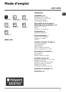 Brugsanvisning Hotpoint Maxi ARXL 145 Vaskemaskine