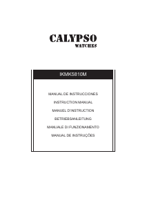 Manual de uso Calypso K5810 Reloj de pulsera