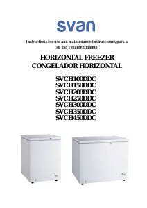 Manual Svan SVCH150DDC Freezer