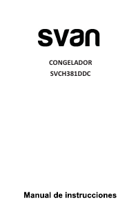 Manual Svan SVCH381DDC Freezer