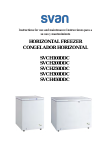 Manual Svan SVCH450DDC Freezer