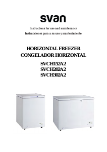 Manual Svan SVCH302A2 Freezer
