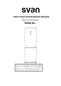 Handleiding Svan SVF202CB Koel-vries combinatie