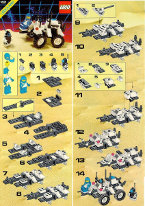 Bruksanvisning Lego set 1621 Futuron Lunar MPV vehicle
