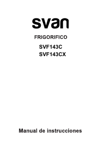 Handleiding Svan SVF143C Koel-vries combinatie