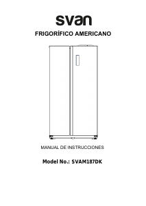 Manual Svan SVAM187DK Frigorífico combinado