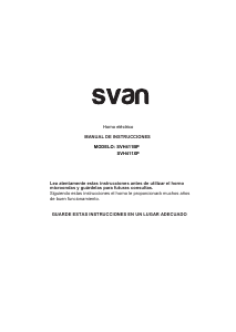 Manual de uso Svan SVH411BP Horno