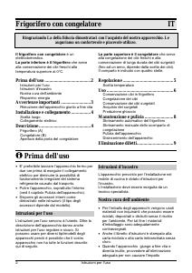 Manuale Smeg FL167AP Frigorifero