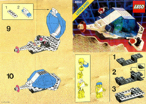 Manual de uso Lego set 6850 Futuron Auxiliary patroller