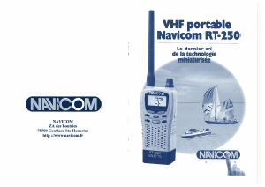Mode d’emploi Navicom RT-250 Talkie-walkie