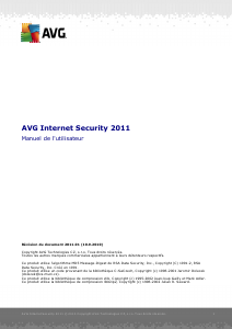 Mode d’emploi AVG Internet Security (2011)