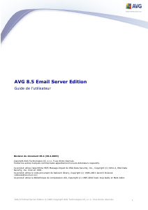 Mode d’emploi AVG 8.5 Email Server Edition