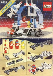 Handleiding Lego set 6953 Futuron Ruimtebasis