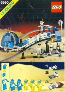 Manual Lego set 6990 Futuron Monorail transport system