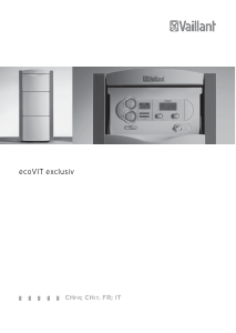 Manuale Vaillant ecoVIT exclusiv VKK CH 366/4-H Caldaia per riscaldamento centralizzato