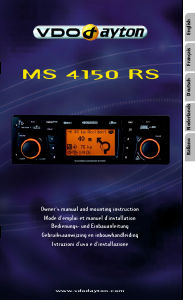 Mode d’emploi VDO Dayton MS 4150 RS Système de navigation