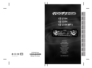 Mode d’emploi VDO Dayton CD 2104 Autoradio
