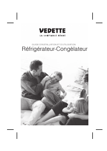 Mode d’emploi Vedette RC305 Réfrigérateur combiné
