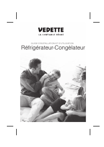 Mode d’emploi Vedette RD305 Réfrigérateur combiné