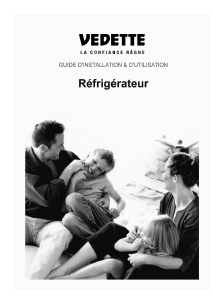 Mode d’emploi Vedette RC317 Réfrigérateur