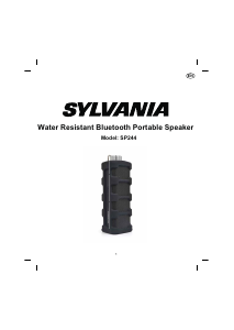 Handleiding Sylvania SP244 Luidspreker