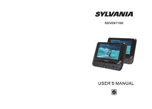 Manual Sylvania SDVD8716D DVD Player