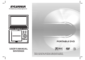 Manual Sylvania SDVD9020 DVD Player