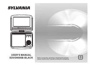 Mode d’emploi Sylvania SDVD9006B-BLACK Lecteur DVD