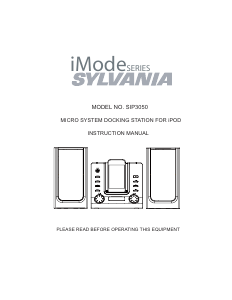 Handleiding Sylvania SIP3050 Stereoset