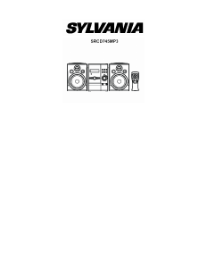 Handleiding Sylvania SRCD745MP3 Stereoset